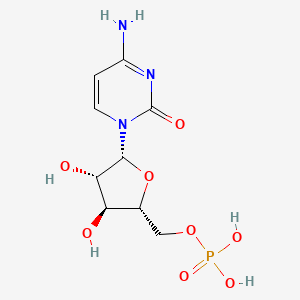 Chemical structure of Cytarabine 5′-monophosphate