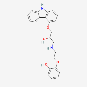 Chemical structure of Desmethylcarvedilol