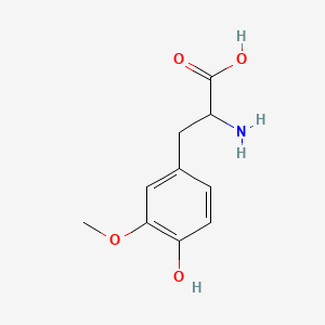Chemical structure of 3-Methoxytyrosine