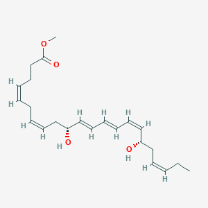 Chemical structure of Protectin D1 methyl ester