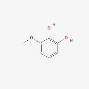 Chemical structure of 3-Methoxycatechol