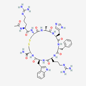 Chemical structure of Setmelanotide (trifluoroacetate salt)