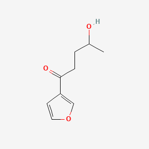 Chemical structure of 7-(β-Hydroxyethyl)theophylline-d6