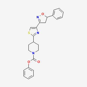 Chemical structure of CUMYL-TsINACA