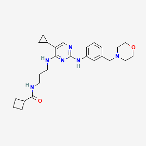Chemical structure of MRT67307 (hydrochloride)