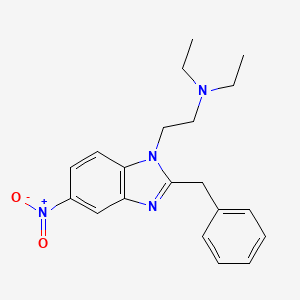 Chemical structure of Nitazene (citrate)