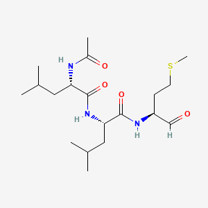 Chemical structure of N-Acetyl-L-leucyl-L-leucyl-L-methional