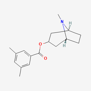 Chemical structure of Tropanserin