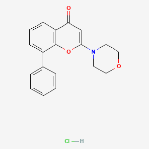 Chemical structure of LY 294002 hydrochloride