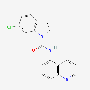 Chemical structure of SB 215505