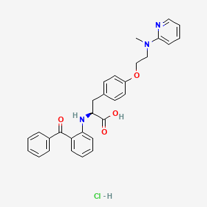 Chemical structure of GW 1929 hydrochloride