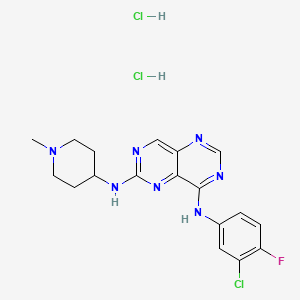 Chemical structure of BIBX 1382 dihydrochloride