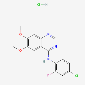 Chemical structure of ZM 306416 hydrochloride
