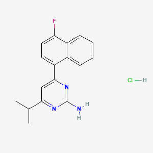 Chemical structure of RS 127445 hydrochloride