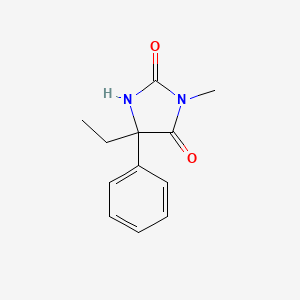 Chemical structure of Mephenytoin