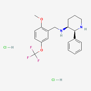 Chemical structure of CP 122721 hydrochloride