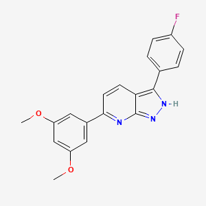 Chemical structure of APcK 110