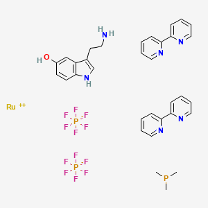 Chemical structure of RuBi-5-HT