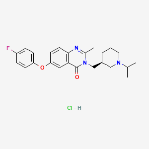 Chemical structure of YIL 781 hydrochloride