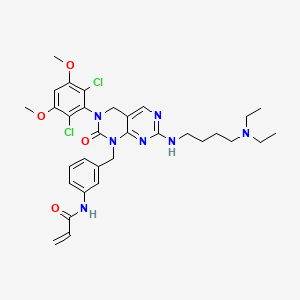 Chemical structure of FIIN 1 hydrochloride