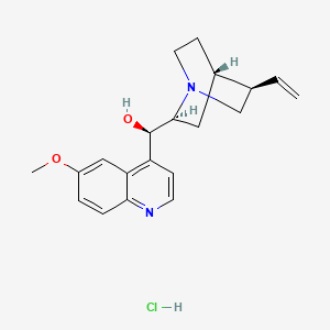 Chemical structure of Quinine hydrochloride