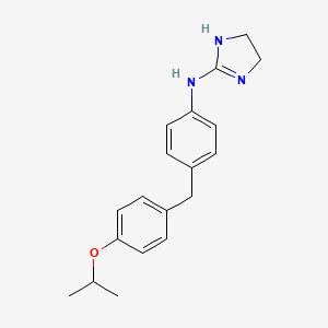 Chemical structure of Ro 1138452 hydrochloride