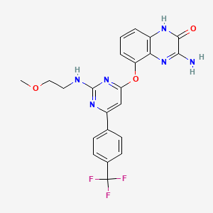 Chemical structure of AMG 21629