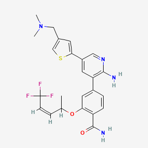 Chemical structure of rac-CCT 250863
