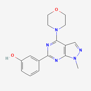 Chemical structure of ETP 45658
