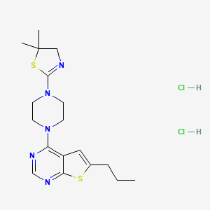 Chemical structure of MI 2 dihydrochloride