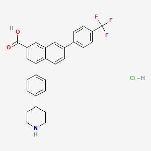 Chemical structure of PPTN hydrochloride