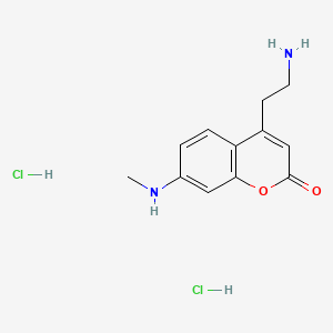Chemical structure of FFN 206 dihydrochloride