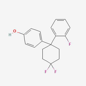 Chemical structure of AC 186