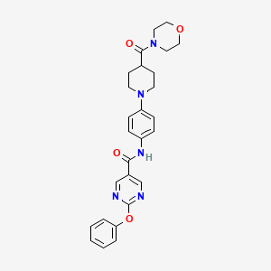 Chemical structure of TFC 007