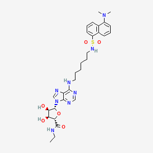Chemical structure of Dansyl-NECA