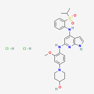 Chemical structure of Mps1-IN-1 dihydrochloride
