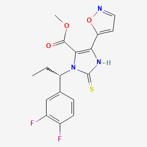 Chemical structure of JNJ 27141491