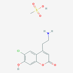 Chemical structure of FFN 102 mesylate