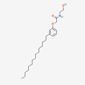 Chemical structure of PDP-EA