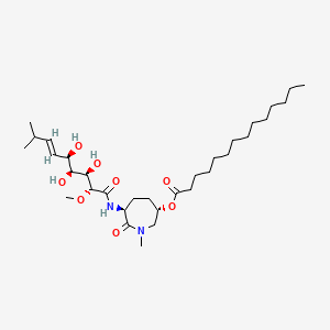 Chemical structure of Bengamide B