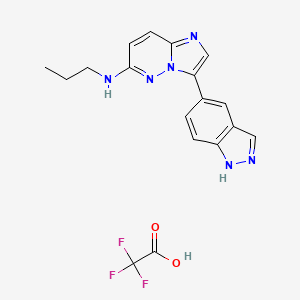 Chemical structure of CHR 6494 trifluoroacetate