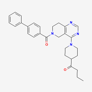 Chemical structure of PK-THPP