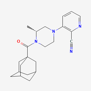 Chemical structure of VU 0469650 hydrochloride