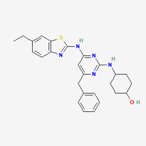 Chemical structure of GSK 2250665A