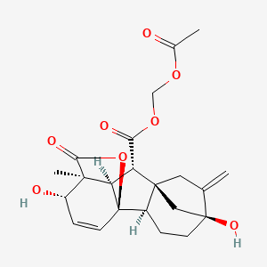 Chemical structure of GA3-AM