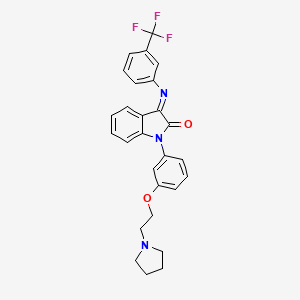 Chemical structure of SNAP 398299