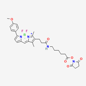 Chemical structure of Bodipy tmr-X