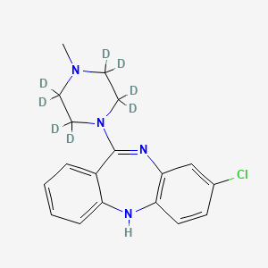 Chemical structure of Clozapine-d8