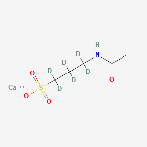 Chemical structure of Acamprosate - d6 calcium