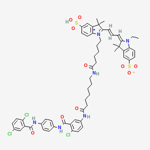 Chemical structure of IHR-Cy3